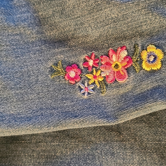 Little Me embroidered denim jacket - Picture 5 of 5